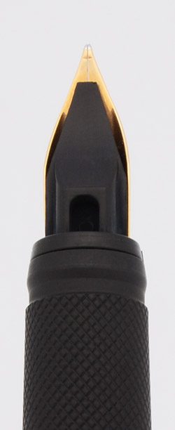 Rotring 600 Fountain Pen - 2nd Gen, Matte Black w Gold Highlights
